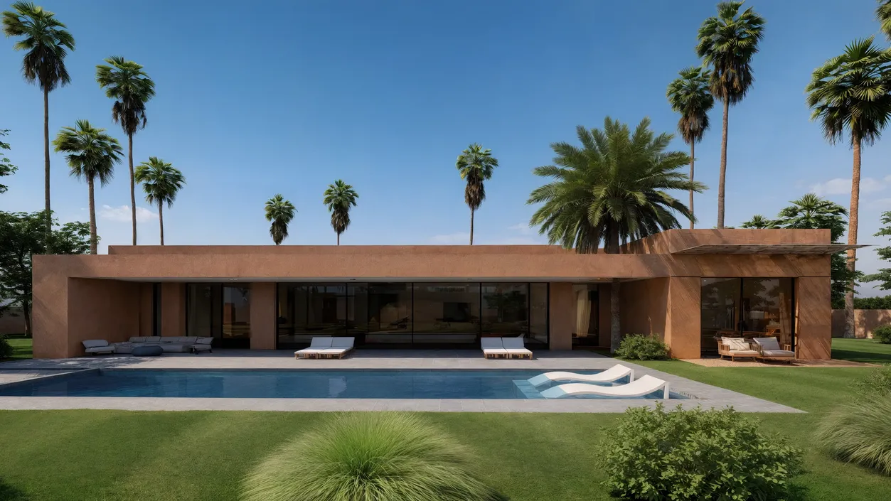 Bell'View Villas — Vue dégagée sur les montagnes de l'Atlas